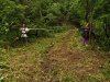 Расширенная тропа в сторону реки Синяя - ширина 4.1 метра
